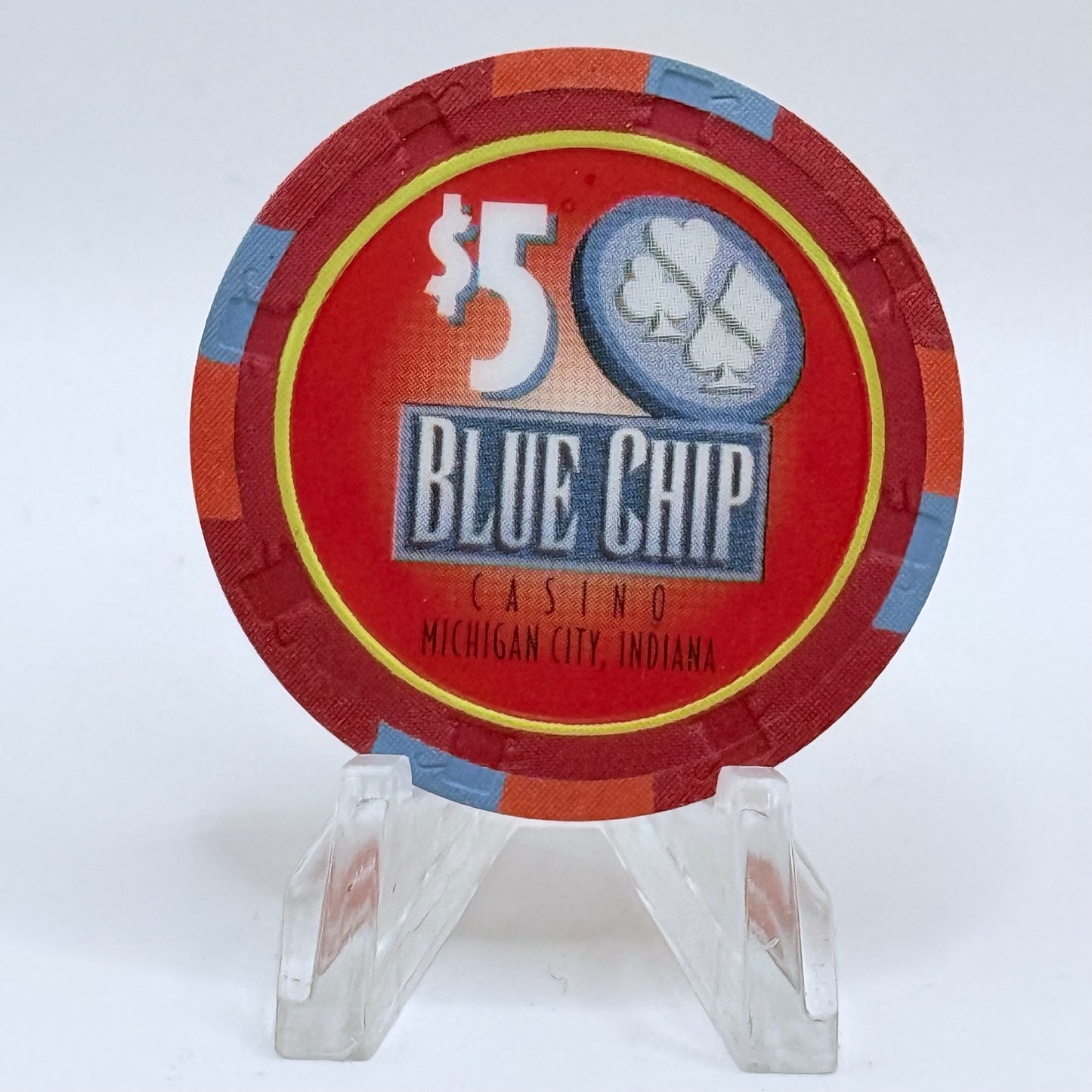 Blue Chip Casino Michigan City Indiana $5 Casino Chip