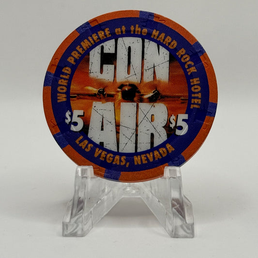 Hard Rock - Las Vegas Las Vegas Nevada 1997 'Con Air' LE $5 Casino Chip N9850