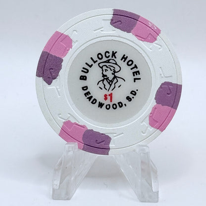 Bullock Hotel 633 635 Main $1 Casino Chip D1000