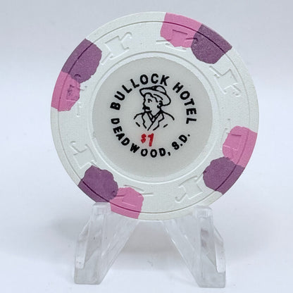 Bullock Hotel 633 635 Main $1 Casino Chip D1000