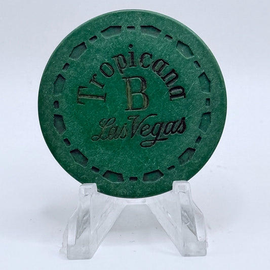 Tropicana Las Vegas Nevada 1957 Series 102 Roulette Casino Chip N6799