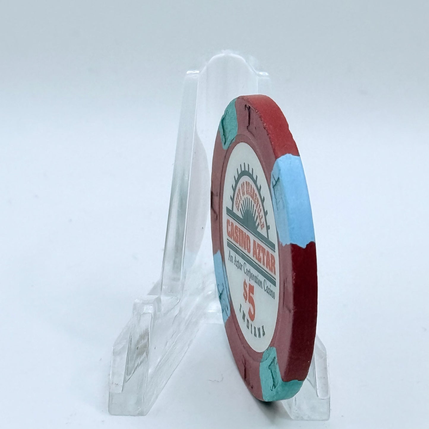 Casino Aztar Evansville Indiana $5 Casino Chip