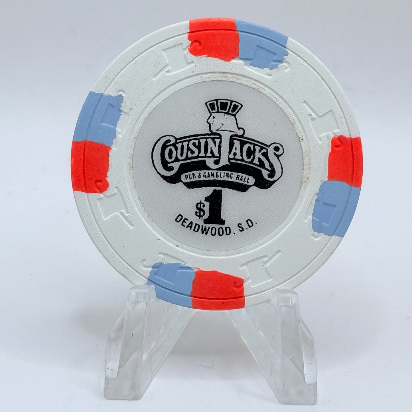 Cousin Jacks Deadwood South Dakota 1989 $1 Casino Chip D1600