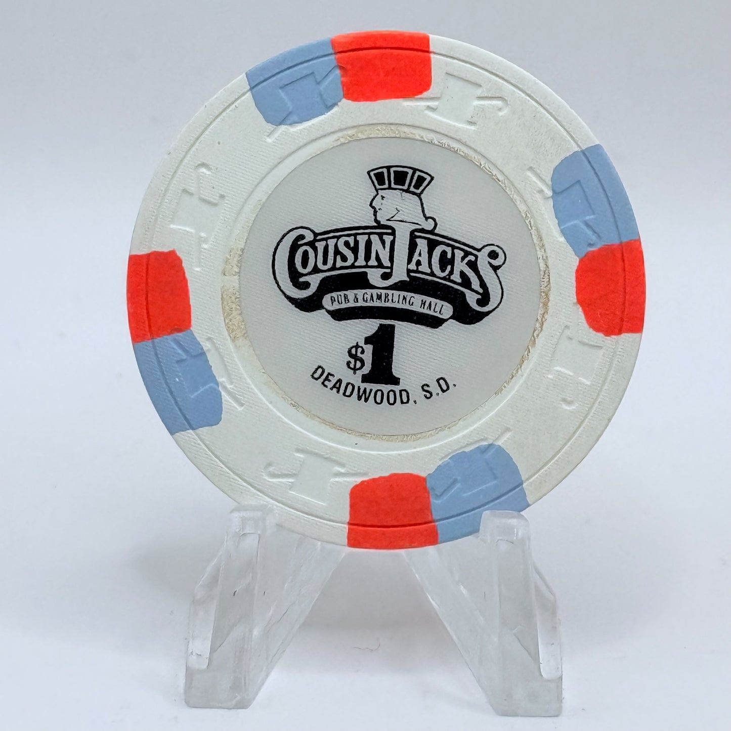 Cousin Jacks Deadwood South Dakota 1989 $1 Casino Chip D1600