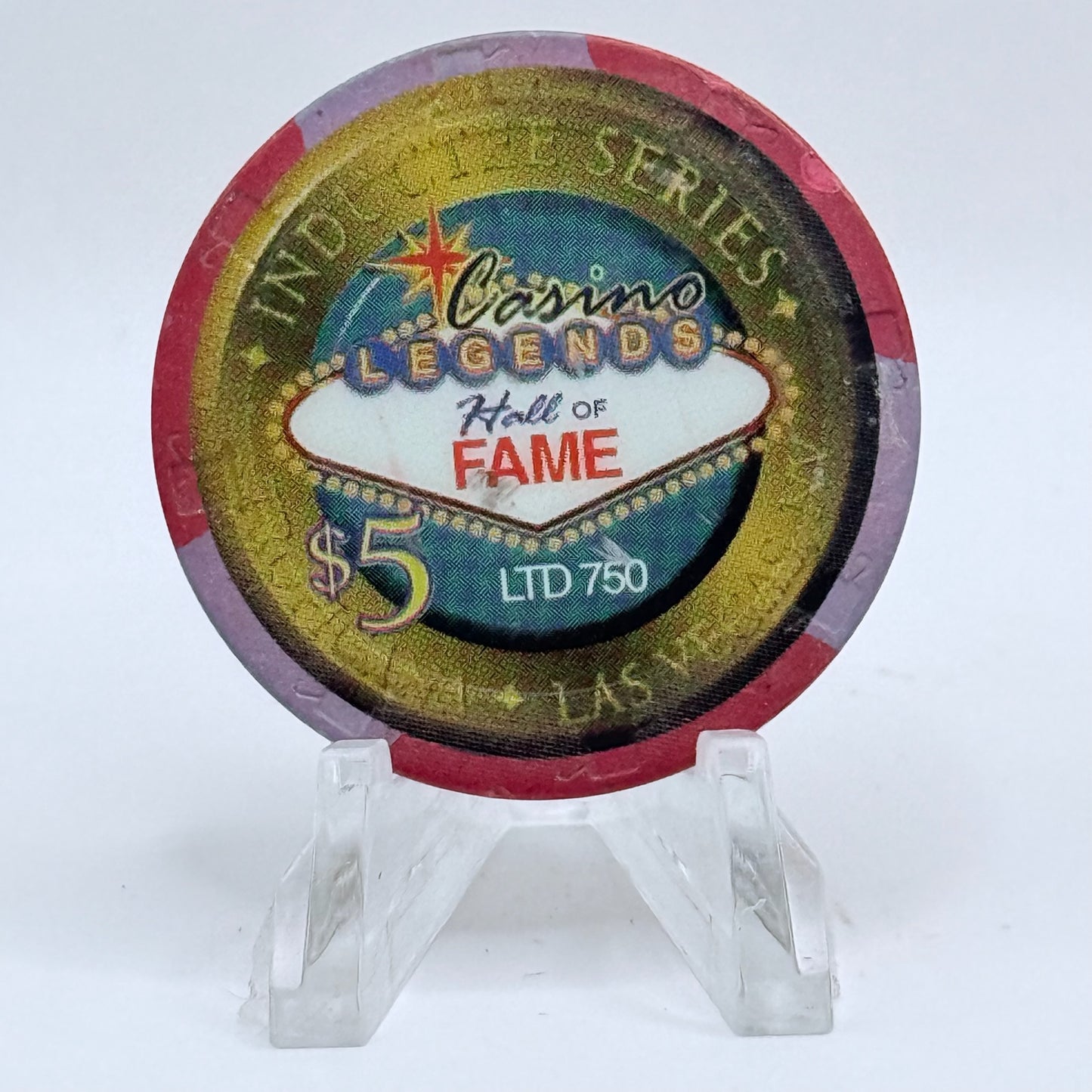 Tropicana Las Vegas Nevada 2000 'The Mary Kaye Trio' Series 19 LE $5 Casino Chip V5848