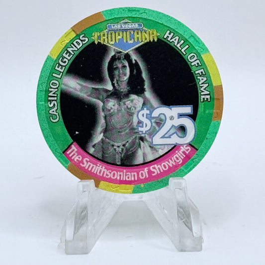 Tropicana Las Vegas Nevada 1999 'The Smithsonian of Showgirls' Series 9 LE $25 Casino Chip V5906