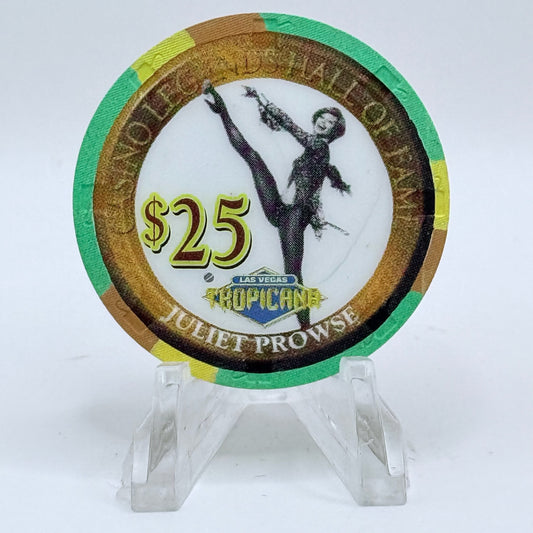 Tropicana Las Vegas Nevada 1999 'Juliet Prowse' Series 9 LE $25 Casino Chip V5899