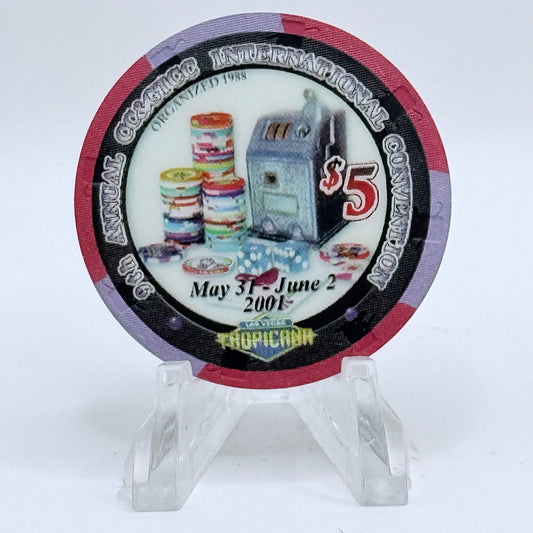 CCA Other Issues 2001 LE $5 Casino Chip V7099