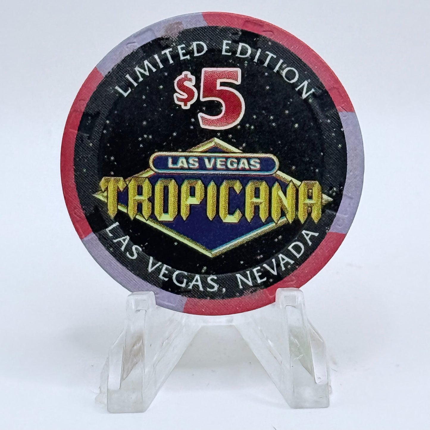 Tropicana Las Vegas Nevada 1998 'Taurus' Series 20 LE $5 Casino Chip V3557