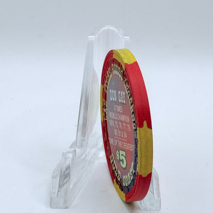 Gold Coast Las Vegas Nevada 1997 'Don Gay - Las Vegas Rodeo Legends' Series 8 LE $5 Casino Chip N9776