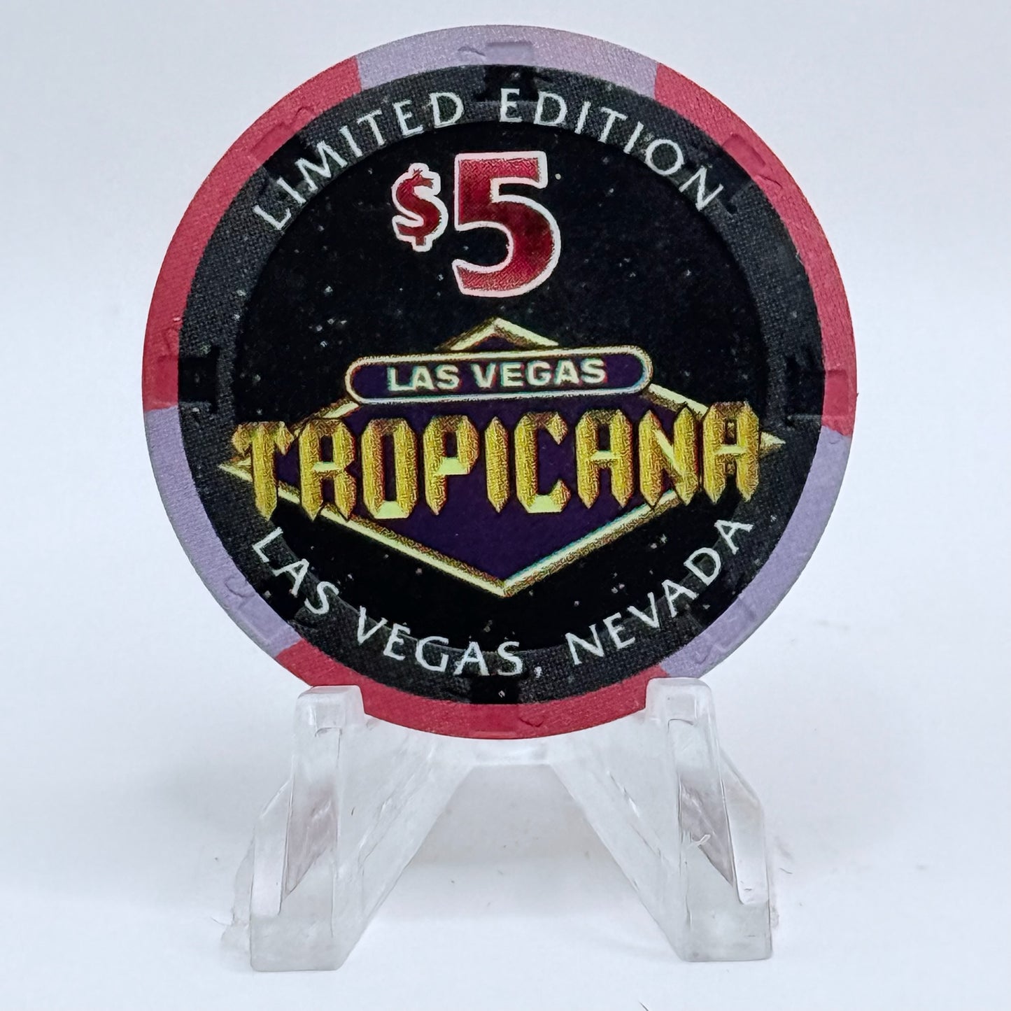 Tropicana Las Vegas Nevada 1998 'Capricorn' Series 20 LE $5 Casino Chip V3543