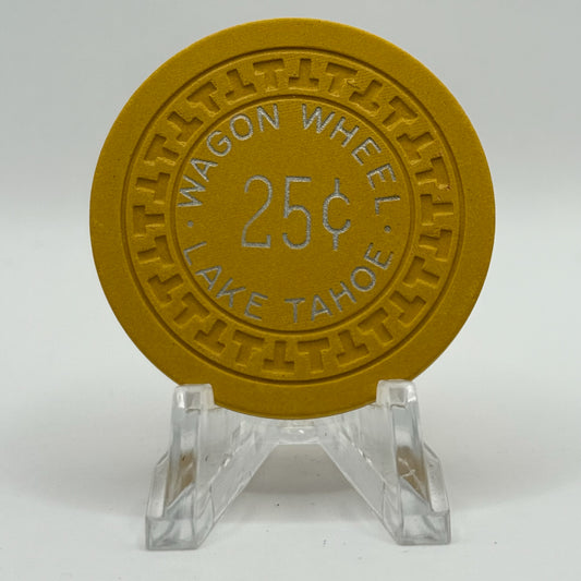 Harvey's (Wagon Wheel) Lake Tahoe Nevada 1950 $0.25 Casino Chip N7090