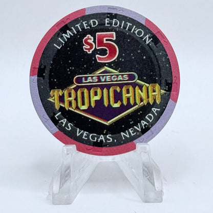 Tropicana Las Vegas Nevada 1998 'Gemini' Series 20 LE $5 Casino Chip V3544