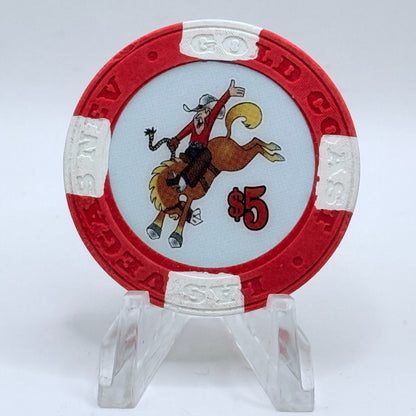 Gold Coast Las Vegas Nevada 1997 $5 Casino Chip N9779