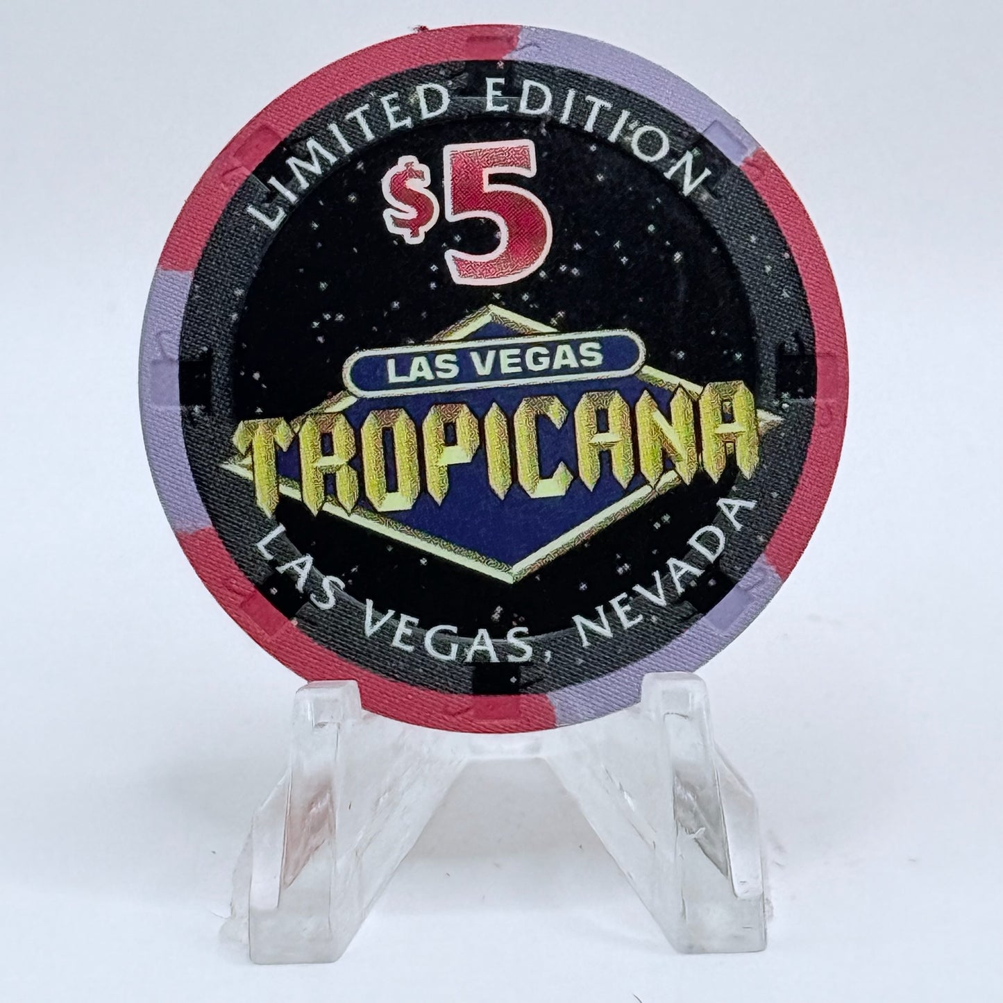 Tropicana Las Vegas Nevada 1998 'Cancer' Series 20 LE $5 Casino Chip V3542