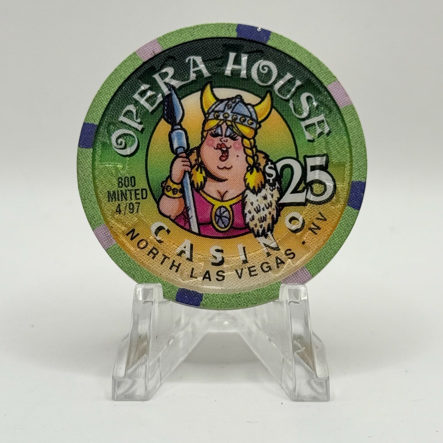 Opera House Casino N. Las Vegas Nevada 1997 LE $25 Casino Chip