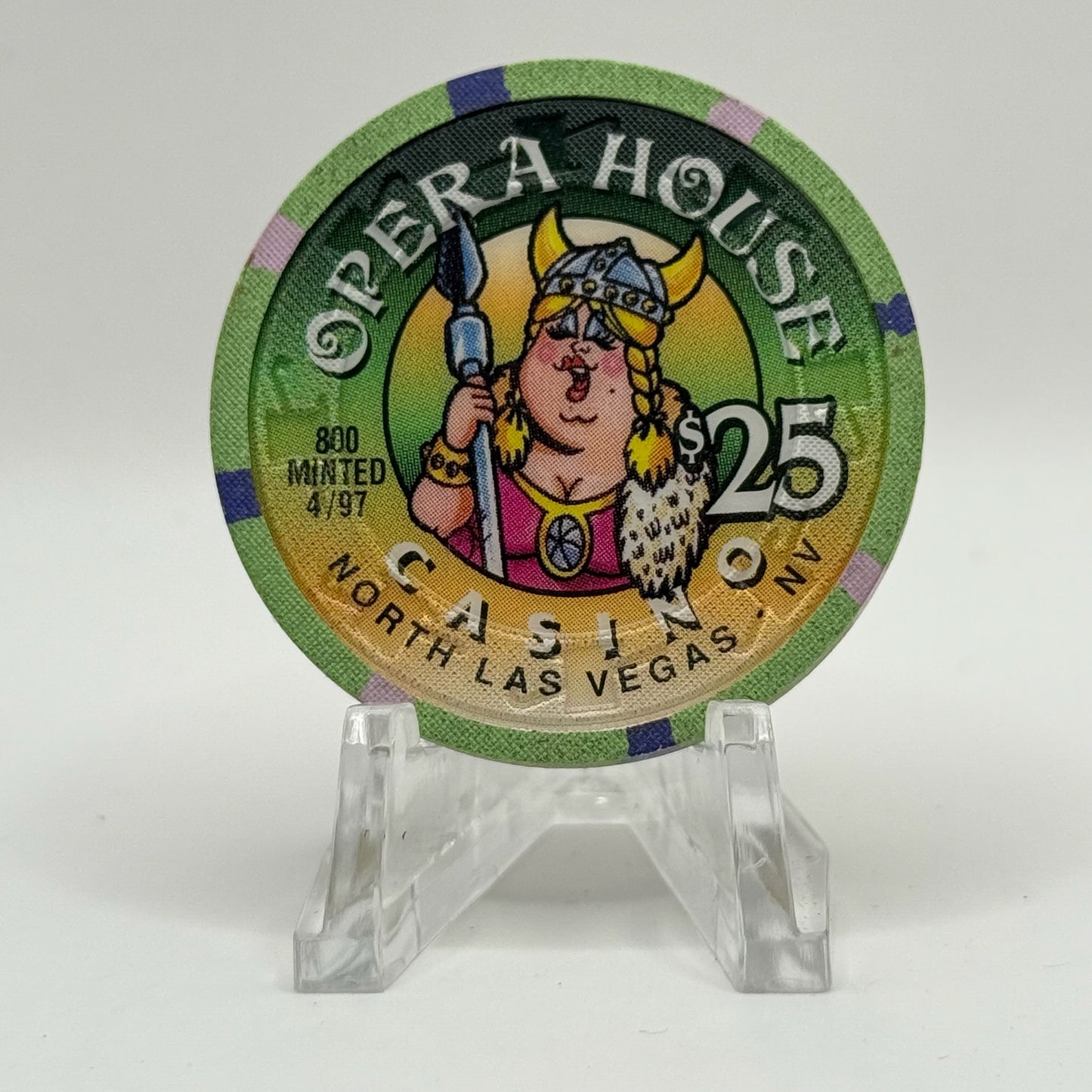 Opera House Casino N. Las Vegas Nevada 1997 LE $25 Casino Chip