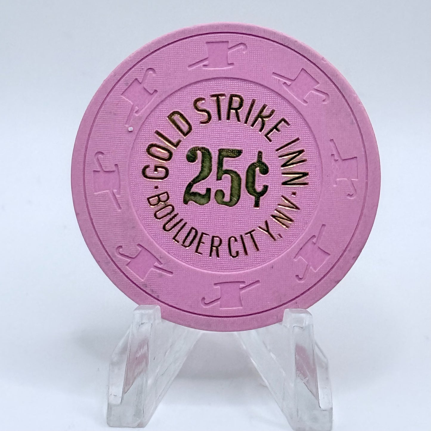 Gold Strike Inn Boulder City Nevada 1996 $0.25 Casino Chip N3104