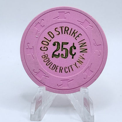 Gold Strike Inn Boulder City Nevada 1996 $0.25 Casino Chip N3104