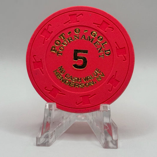 Pot O Gold Henderson Nevada 1996 Series 1 $5 NCV Casino Chip