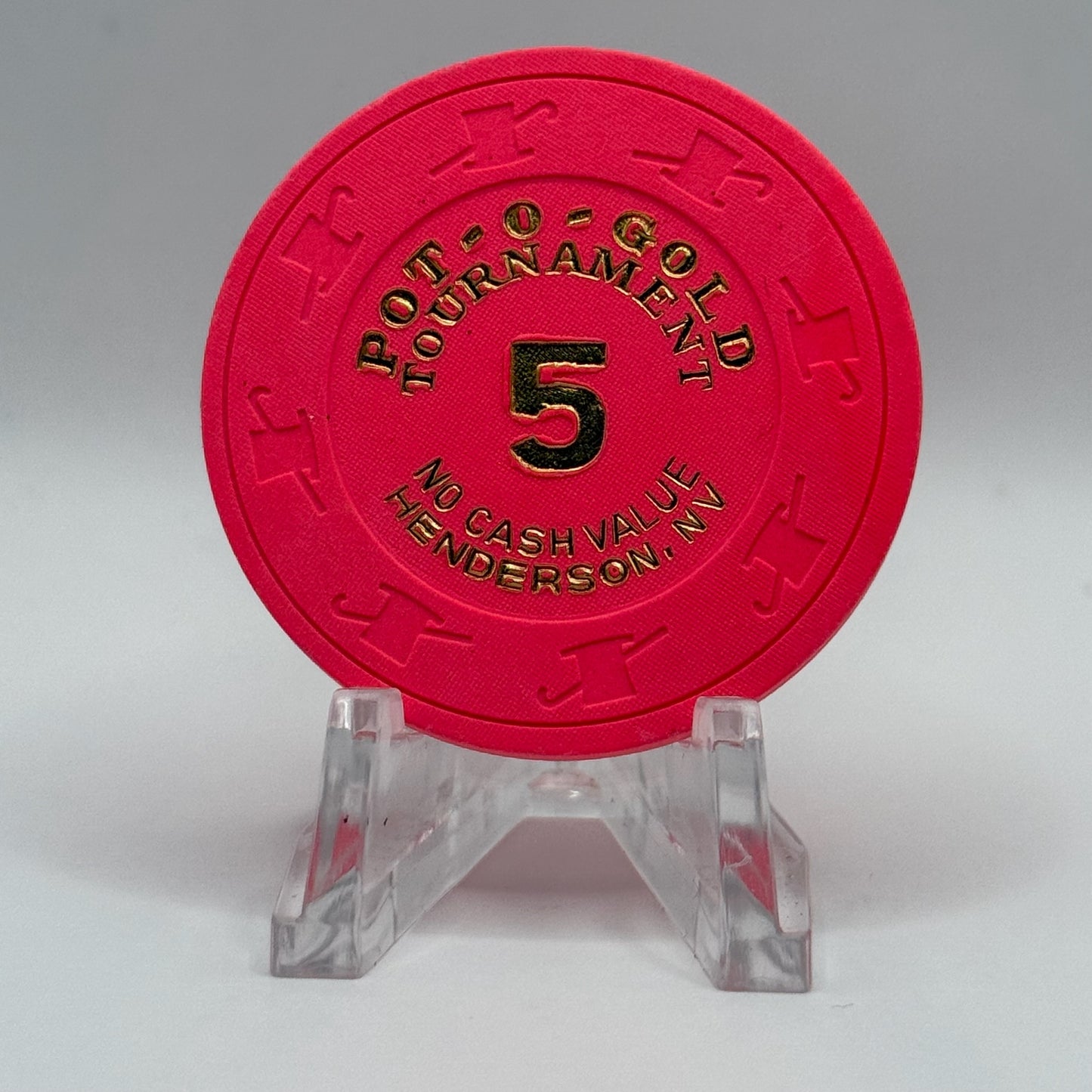Pot O Gold Henderson Nevada 1996 Series 1 $5 NCV Casino Chip