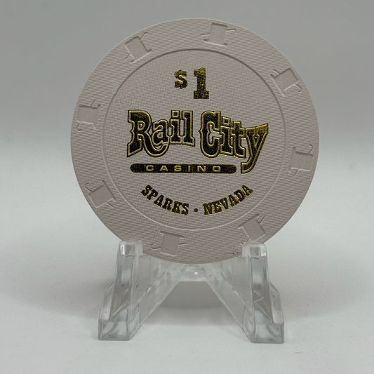 Rail City Casino Sparks Nevada 2012 $1 Casino Chip D0473