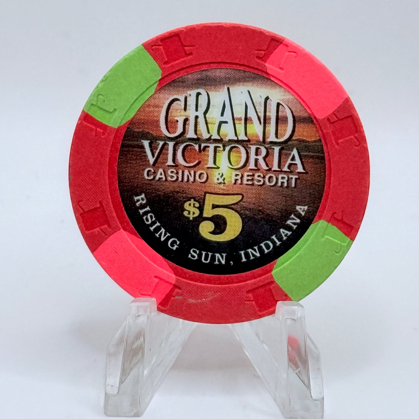 Grand Victoria Rising Sun Indiana $5 Casino Chip