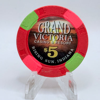 Grand Victoria Rising Sun Indiana $5 Casino Chip