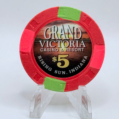 Grand Victoria Rising Sun Indiana $5 Casino Chip