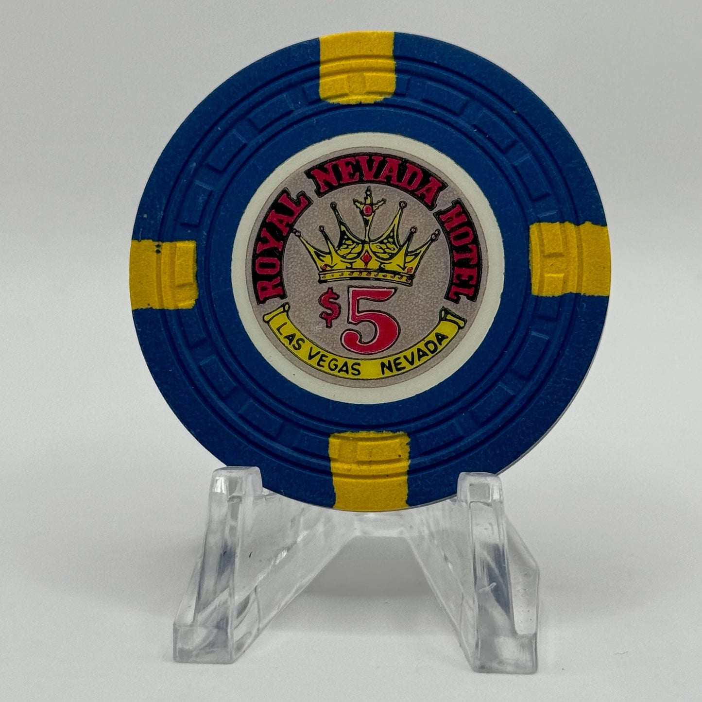 Royal Nevada Hotel Las Vegas Nevada 1955 $5 Casino Chip N2086