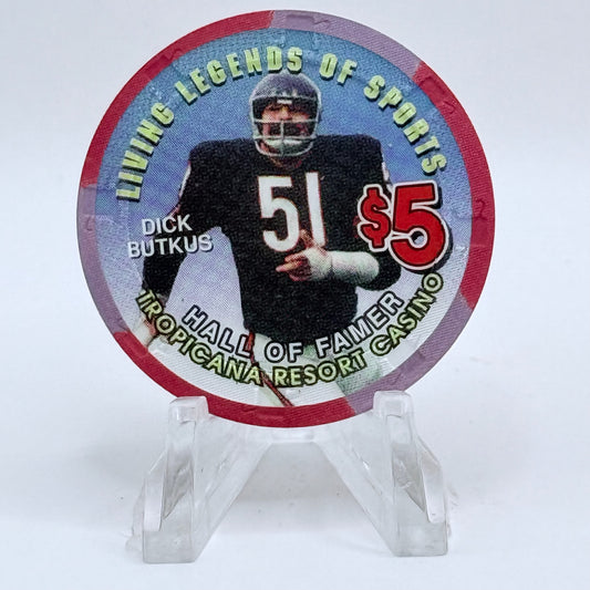 Tropicana Las Vegas Nevada 1997 'Dick Botkis' Series 16 LE $5 Casino Chip V1673