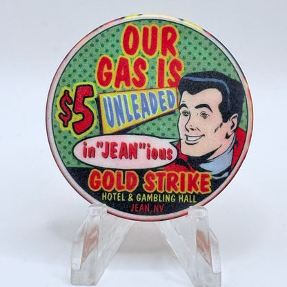 Gold Strike Hotel & Gambling Hall Jean Nevada 1999 'In 'Jean' ious' LE $5 Casino Chip V4318