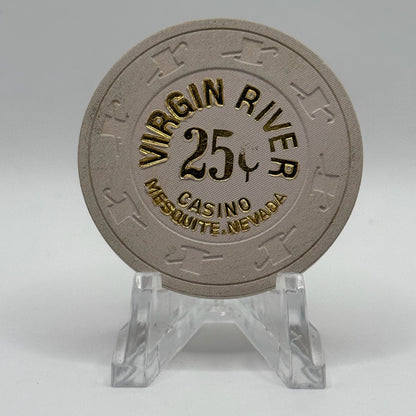 Virgin River Mesquite Nevada 1990 $0.25 Casino Chip N3396