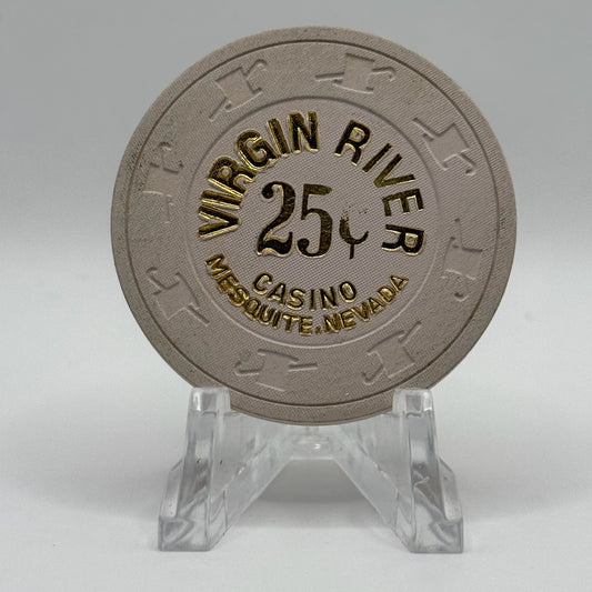 Virgin River Mesquite Nevada 1990 $0.25 Casino Chip N3396