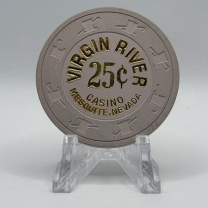 Virgin River Mesquite Nevada 1990 $0.25 Casino Chip N3396