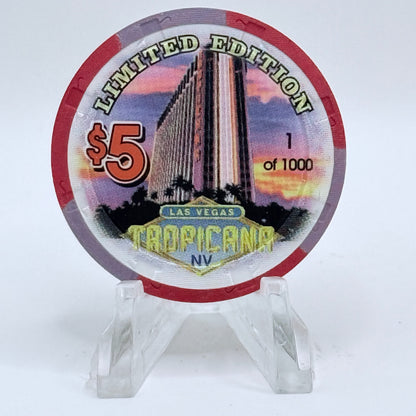 Tropicana Las Vegas Nevada 1997 'Stan Mikita' Series 16 LE $5 Casino Chip V1676
