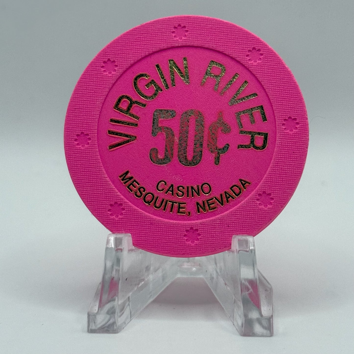 Virgin River Mesquite Nevada 2005 $0.50 Casino Chip E4320