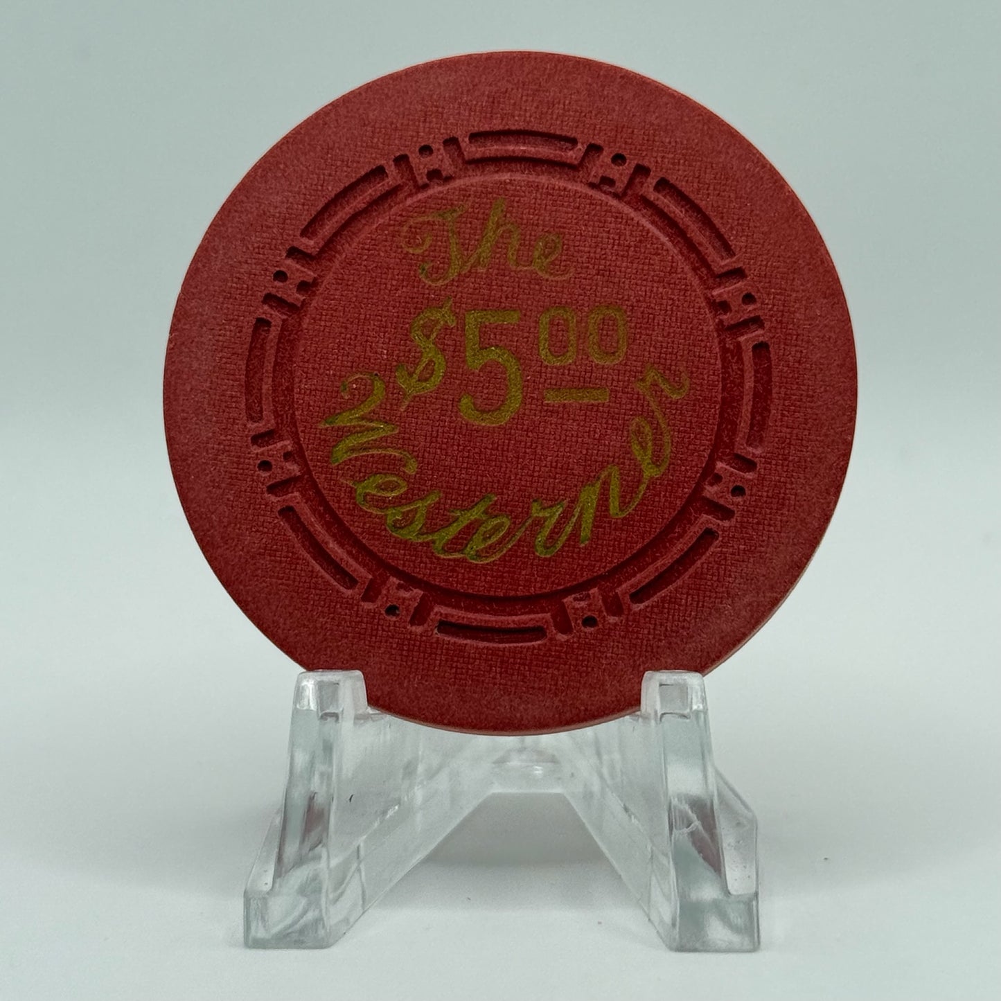 The Westerner Las Vegas Nevada 1953 $5 Casino Chip N2301