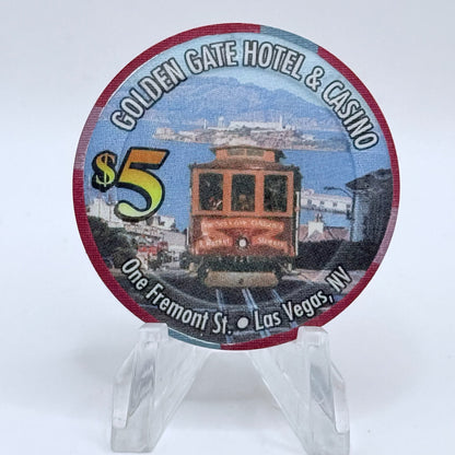 Golden Gate Las Vegas Nevada 2003 $5 Casino Chip E0642