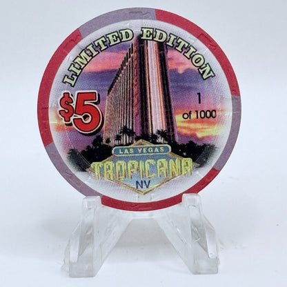 Tropicana Las Vegas Nevada 1997 'Willie Stargell' Series 16 LE $5 Casino Chip V1680
