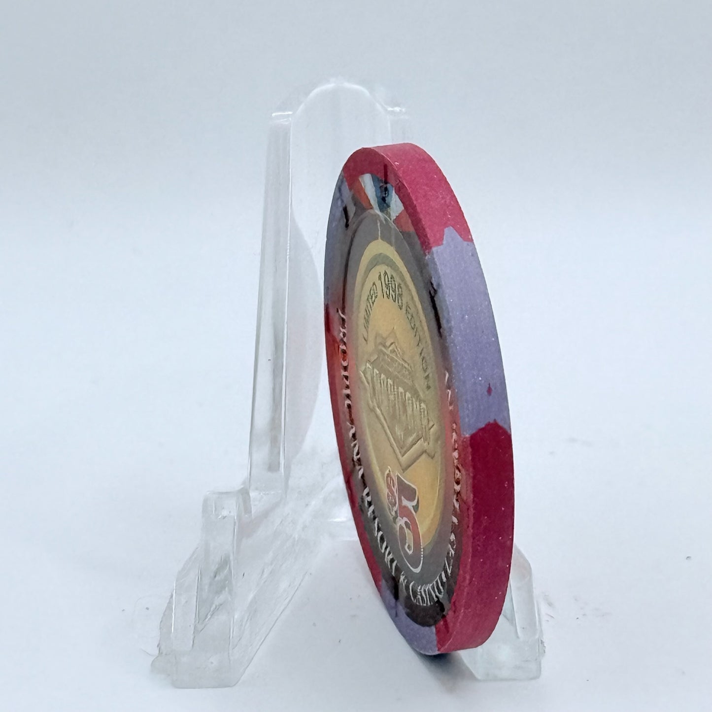 Tropicana Las Vegas Nevada 1998 'Win with America's Team' Series 14 LE Casino Chip V1664