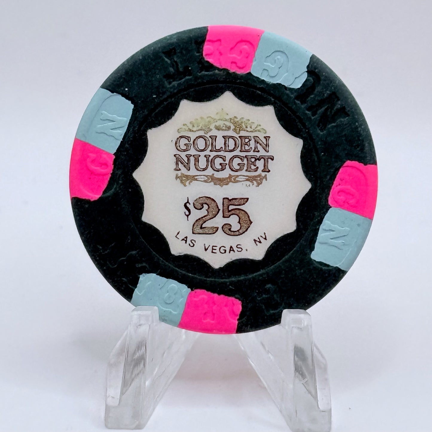 Golden Nugget Las Vegas Nevada 1992 $25 Casino Chip N8470