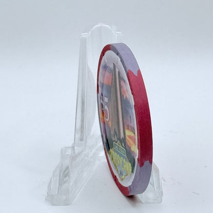 Tropicana Las Vegas Nevada 1997 'All New Folies Bergere' LE $5 Casino Chip V1663