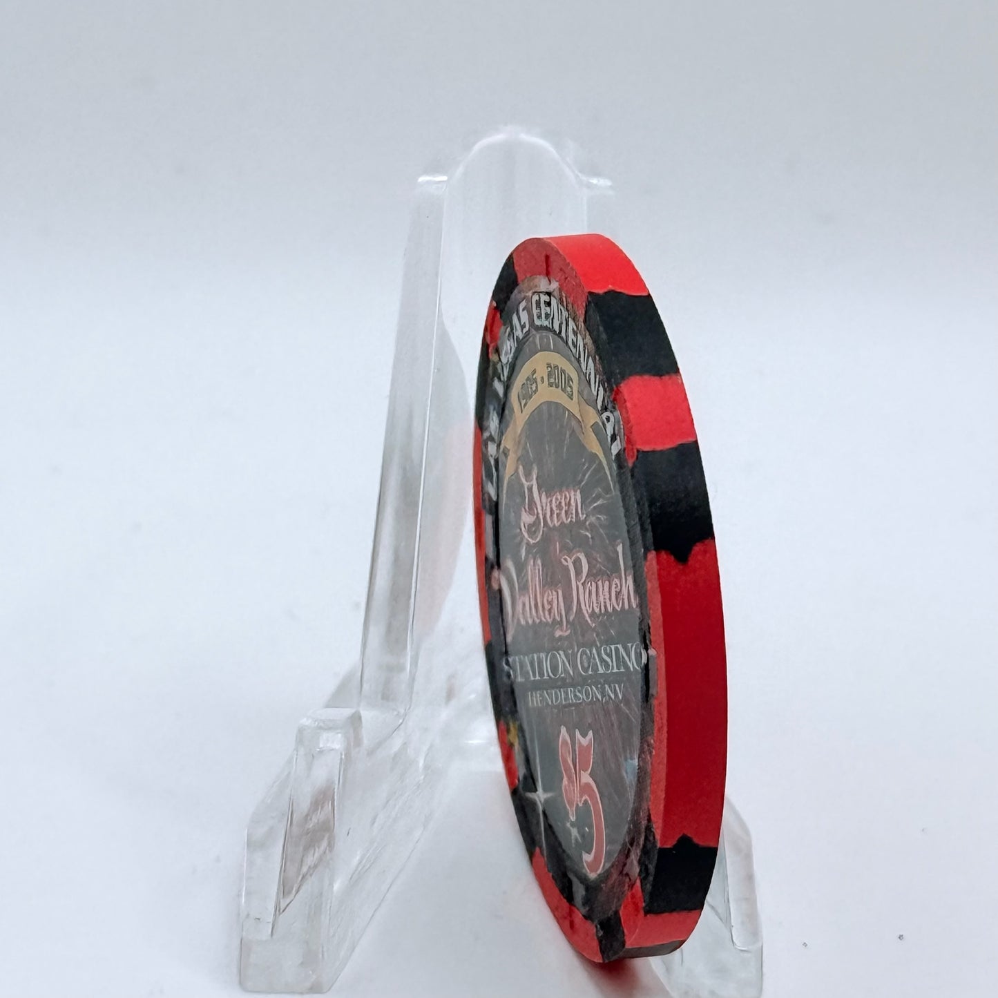 Green Valley Ranch Henderson Nevada 2005 'Las Vegas Centennial' LE $5 Casino Chip E4363