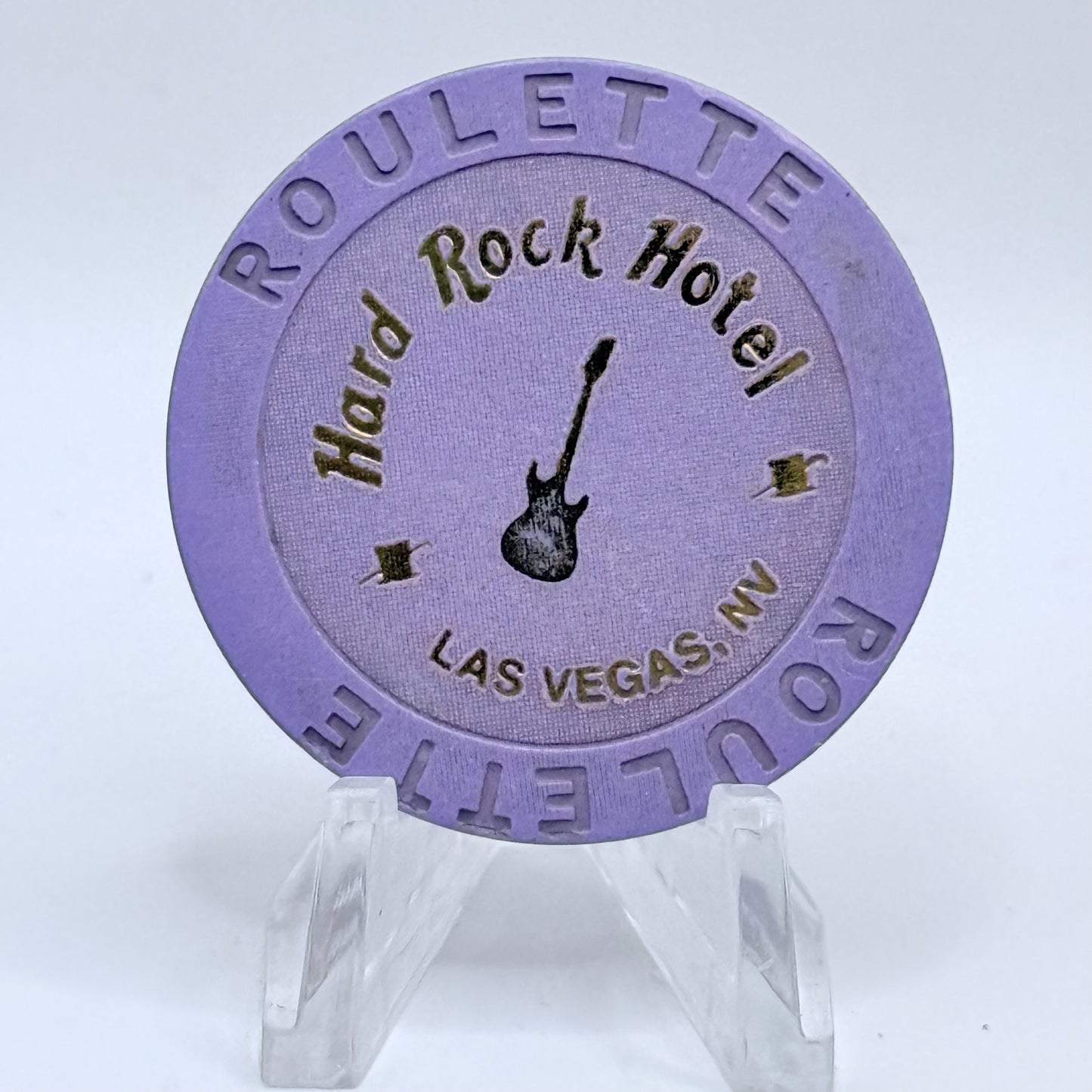 Hard Rock - Las Vegas Las Vegas Nevada 2005 Series 222 Roulette Casino Chip E3363