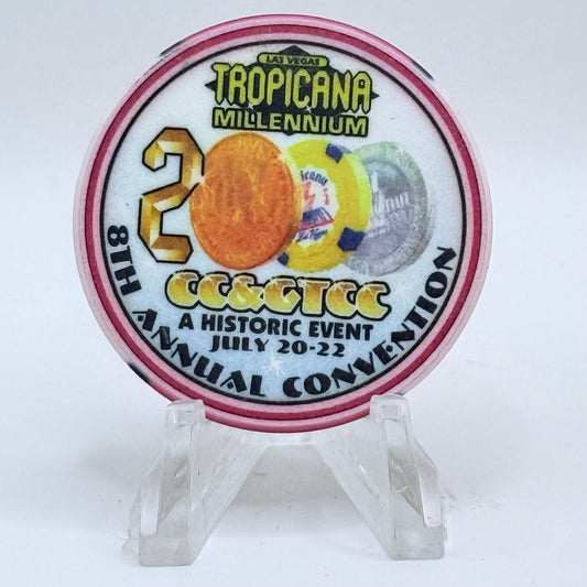 Tropicana Las Vegas Nevada 2000 '8th Annual CC&GTCC Convention' Odds & Ends Chips V5808