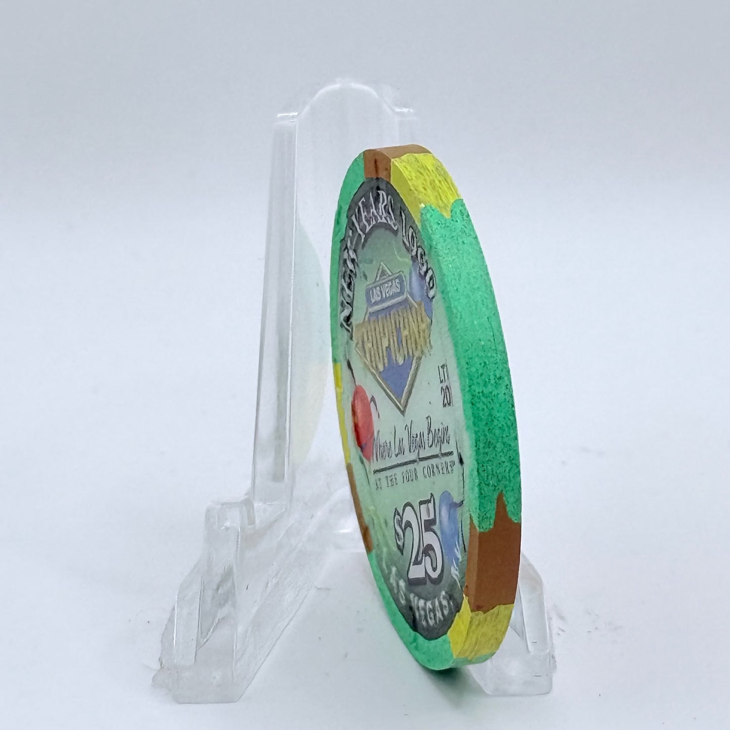 Tropicana Las Vegas Nevada 1999 'New Years' LE $25 Casino Chip V3569