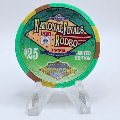 Tropicana Las Vegas Nevada 1995 'National Rodeo Finals' LE $25 Casino Chip N2424