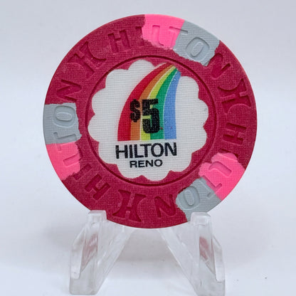 Hilton Reno Reno Nevada 1981 $5 Casino Chip N5168