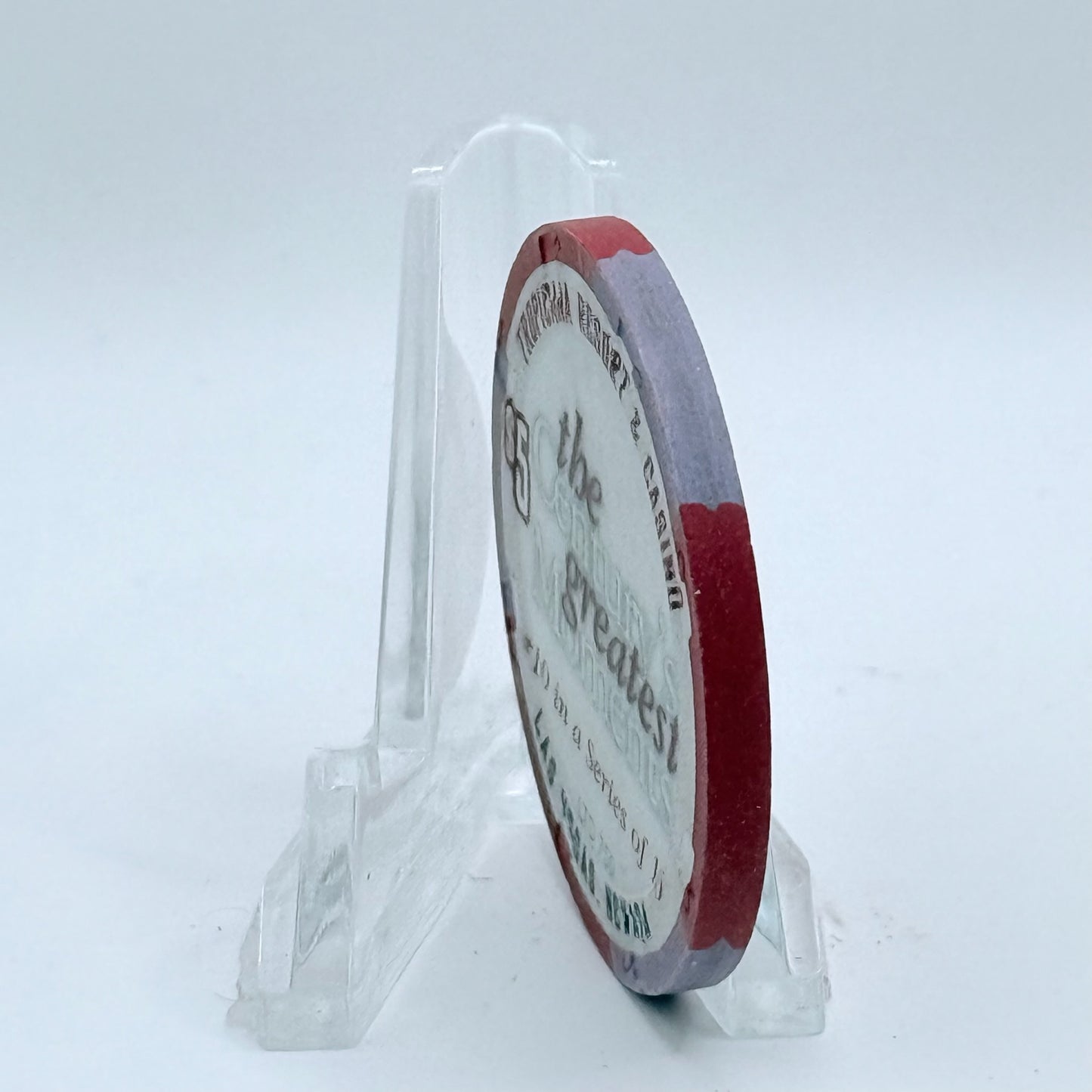 Tropicana Las Vegas Nevada 1999 '1990's - World Population Hits 8 Million' Series 17 LE $5 Casino Chip V5823